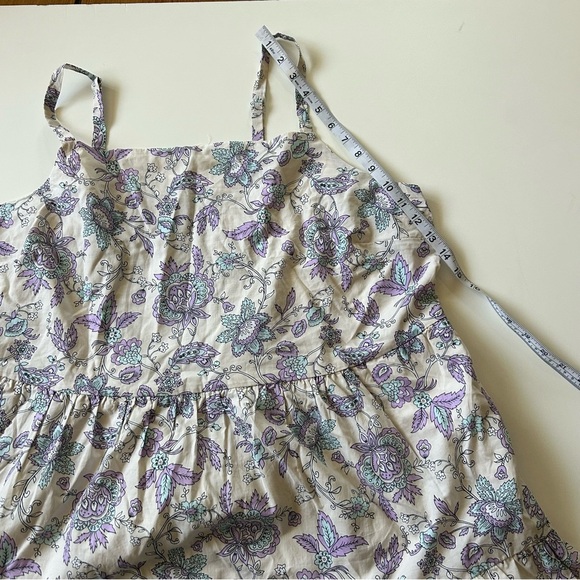 Floral / Paisley Spaghetti Strap Midi Dress - Plus Size - Picture 3 of 8